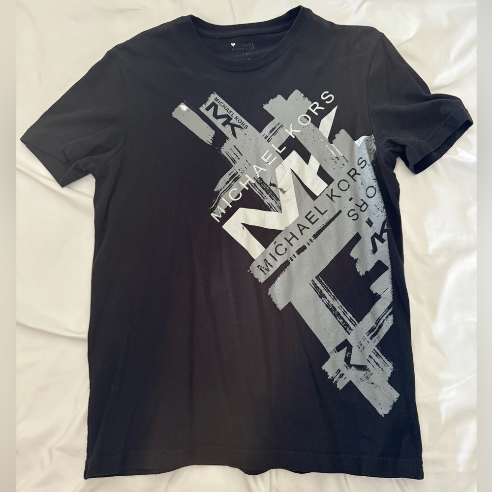 Michael Kors Black Graphic Tee